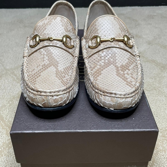 Authentic Gucci real python slip ons - Picture 2 of 5